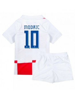 Hrvatska Luka Modric #10 Dječji Domaci Dres kompleti EP 2024 Kratak Rukavima (+ kratke hlače)